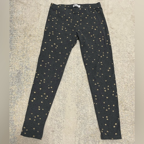EUC Girl’s Size Large (8-10Yrs) Epic Threads Leggings With Star Prints Dark Gray - Picture 1 of 7